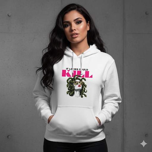 If Looks Could Kill – Medusa Graphic Hoodie | Luxury Streetwear Fashion